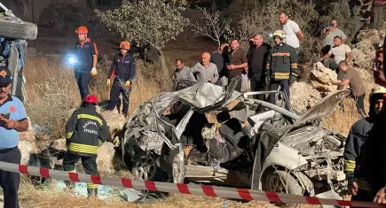Gaziantep'teki otobüs kazasında hayatını kaybeden 7 kişinin kimliği belli oldu
