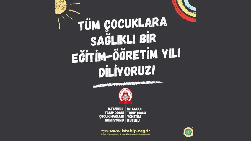 İstanbul Tabip Odası’ndan okullar için çağrı: Çocukların sağlığı kamusal sorumluluk haberinin görseli