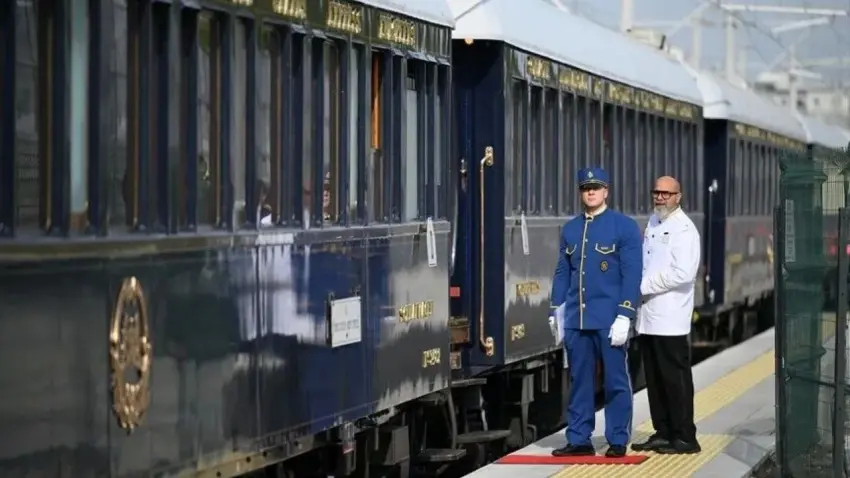 Efsanevi Orient Express Türkiye'de: Agatha Christie'nin romanına konu olan tarihi tren Edirne'ye ulaştı! haberinin görseli