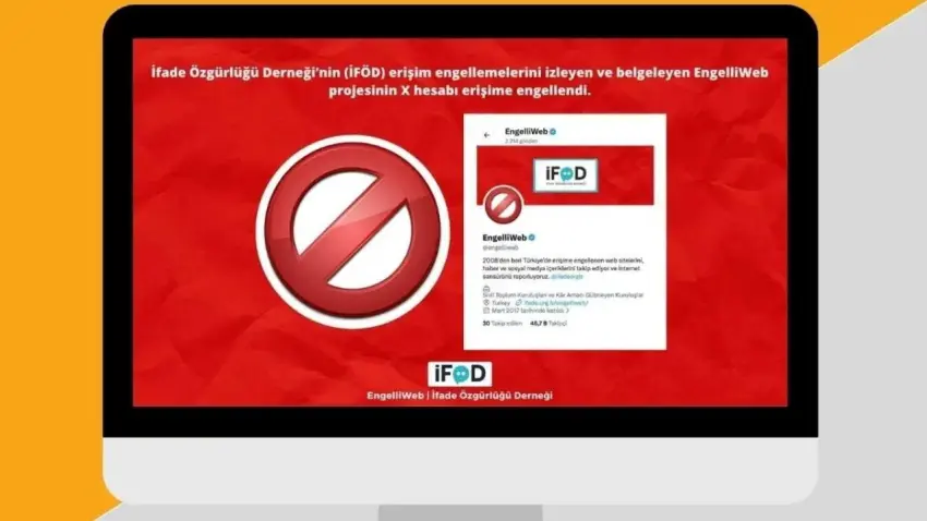 Erişim engellerini duyuruyordu: EngelliWeb’in X hesabına da engel haberinin görseli