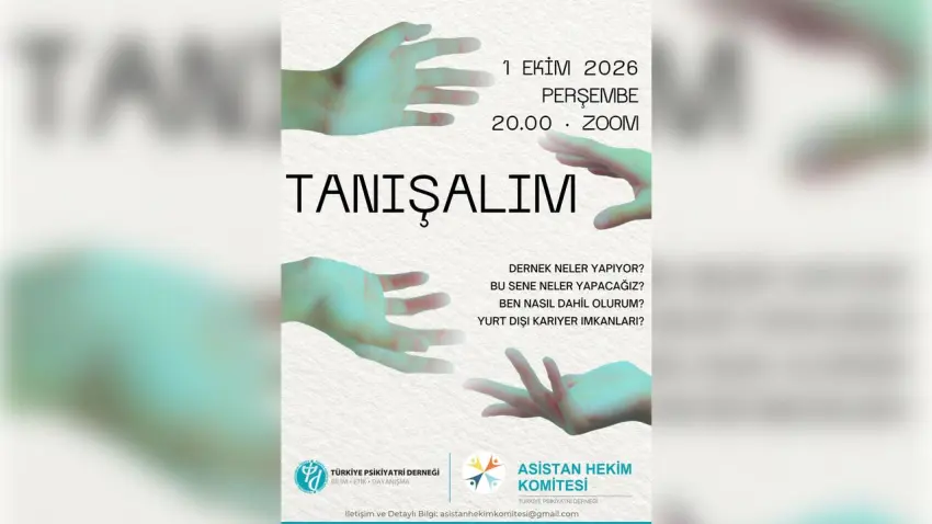 Türkiye Psikiyatri Derneği’nden asistan hekimlere tanışma çağrısı haberinin görseli