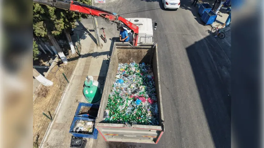 Buca’da 158 ton cam atık geri dönüşüme kazandırıldı haberinin görseli