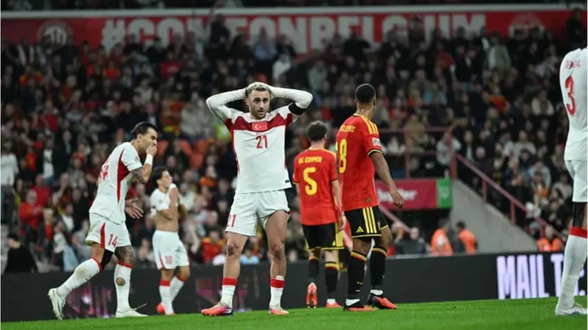 Millilerden Uluslar Ligi'nde kötü gidiş: Belçika'ya deplasmanda 3-0 yenilen A Milliler 3'te 0 çekti!