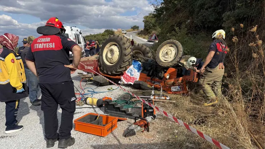 Tire'de can pazarı: Devrilen traktörün sürücüsü öldü, eşi yaralandı haberinin görseli