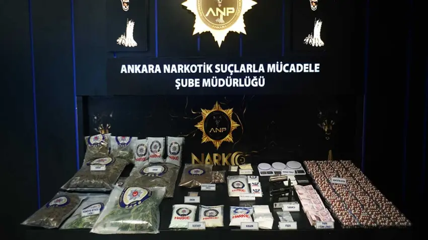 Ankara'da narkotik operasyonları: 32 tutuklama haberinin görseli