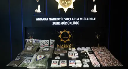 Ankara'da narkotik operasyonları: 32 tutuklama