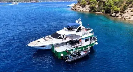 Bakan Kurum, Fethiye Körfezi’ndeki deniz temizliği çalışmalarını paylaştı