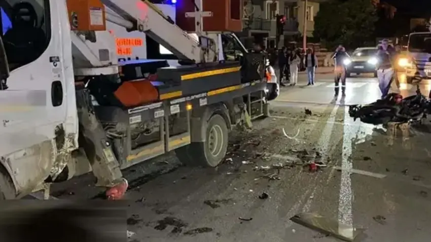 İnegöl'de feci kaza: 1 ölü, 1 ağır yaralı haberinin görseli