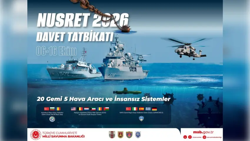Nusret-2026 Tatbikatı İzmir Körfezi’nde başlayacak haberinin görseli