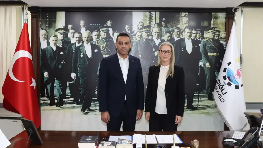 Çankırı’dan AK Parti’ye katılan Çiğli Belediye Başkanı Yıldız’a ziyaret haberinin görseli