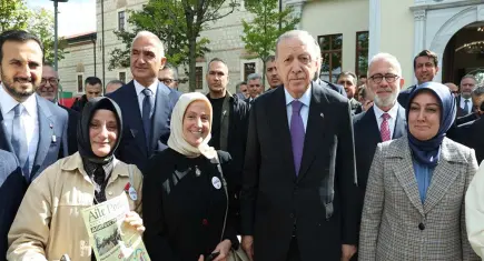 Cumhurbaşkanı Erdoğan'dan Rami Kütüphanesi'ndeki AileFest'e ziyaret