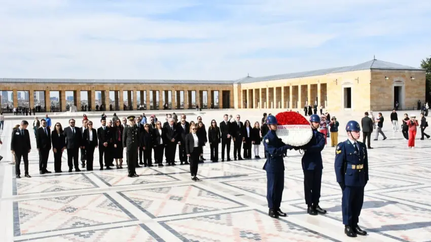 EGOD’un ilk kadın başkanı Deniz Erkan’dan Anıtkabir’e anlamlı ziyaret haberinin görseli
