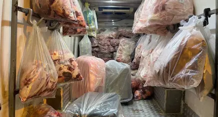 Jandarmadan kaçak et operasyonu: 2 ton 809 kilo menşei belirsiz ürün ele geçirildi