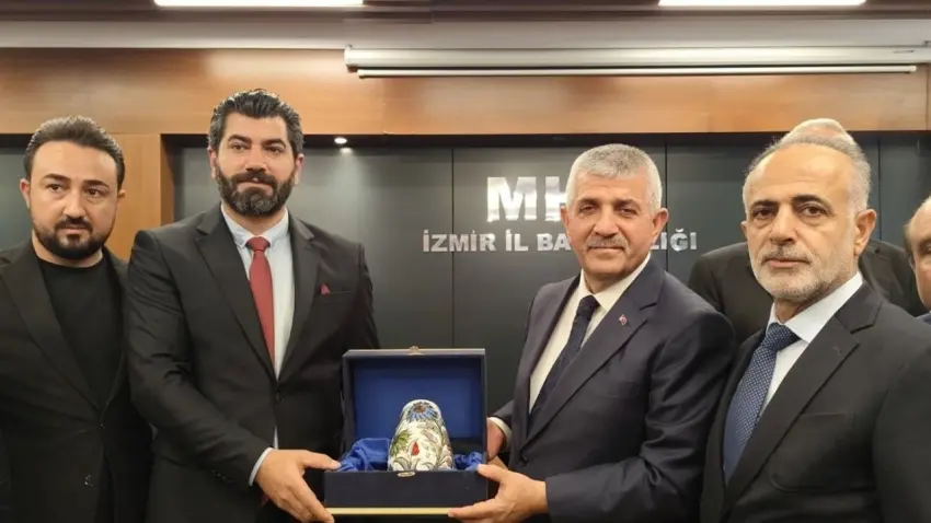 Bulgaristan parlamentosundan MHP İzmir İl Başkanlığına ziyaret haberinin görseli