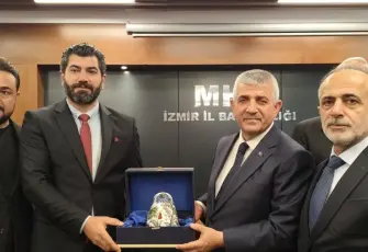 Bulgaristan parlamentosundan MHP İzmir İl Başkanlığına ziyaret