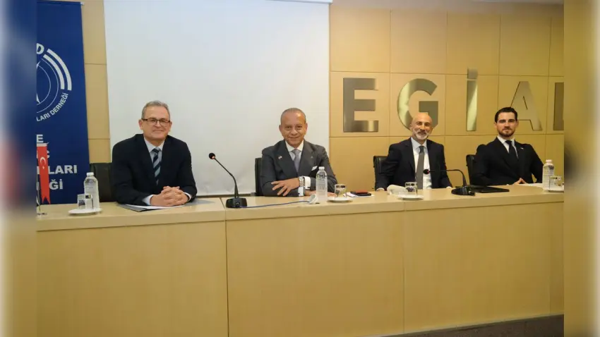 EGİAD’da uluslararası ticaret ve yatırım fırsatları masaya yatırıldı haberinin görseli