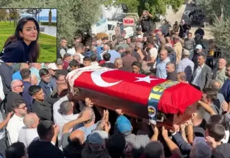 Portekiz’de nehirde boğulan Melek, Aydın’da son yolculuğuna uğurlandı