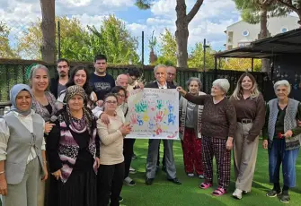 Menderes’te huzurevi sakinleri ve engelli bireyler bir araya geldi