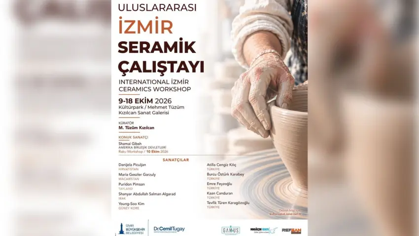 Dünyanın farklı ülkelerinden seramik sanatçıları İzmir’de buluşacak haberinin görseli