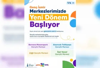 Genç İzmir’de yeni dönem kayıtları başladı: Başvurular 9 Ekim’e kadar