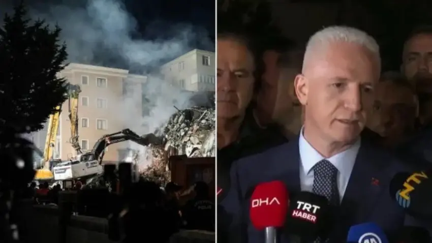 Maltepe'deki bina çökmesinde son durum: Vali Gül'den enkaz altındakiler için açıklama haberinin görseli