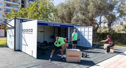 Büyükşehir’den ücretsiz spor hizmeti: Yeni istasyon Buca Halk Park’ta açıldı