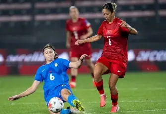Millilerden gol düellosu: A Milli Kadın Futbol Takımı, Slovenya ile 3-3 berabere kaldı