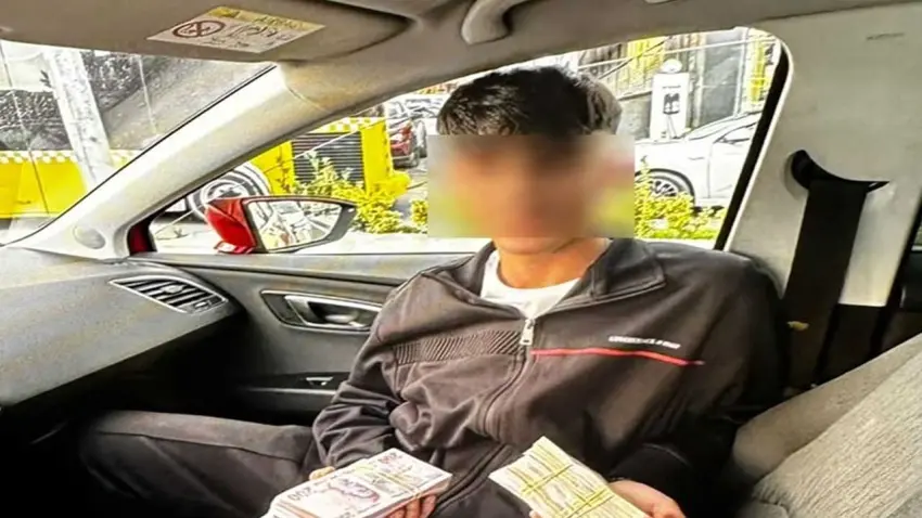 Soygun sonrası para desteleriyle poz veren 12 kişi gözaltına alındı haberinin görseli