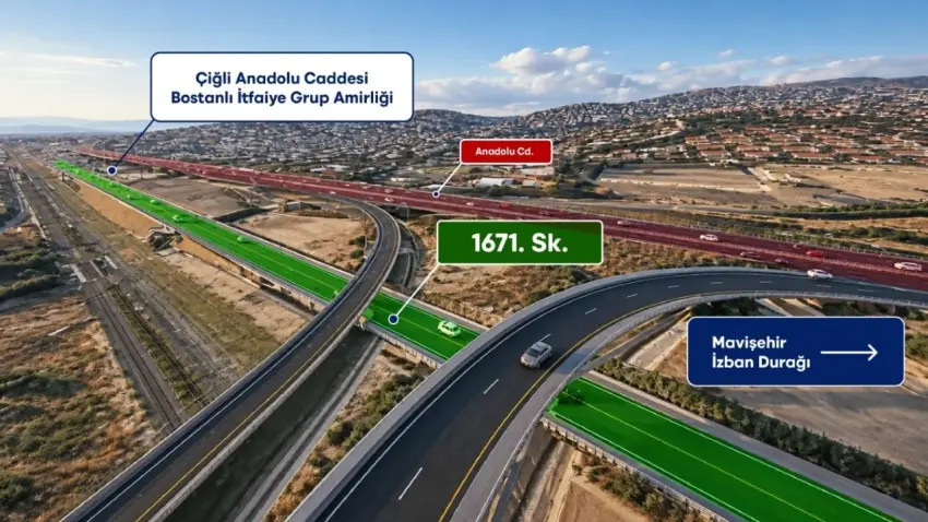 Çiğli ve Karşıyaka arasında eni alternatif güzergah haberinin görseli