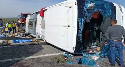 Manisa'da tur otobüsü faciası: Çok sayıda ölü ve yaralı var
