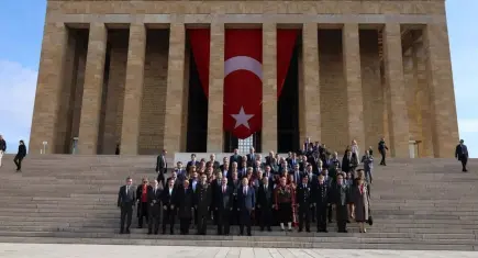 Ankara'nın başkent oluşunun 103. yıl dönümü Anıtkabir’de kutlandı