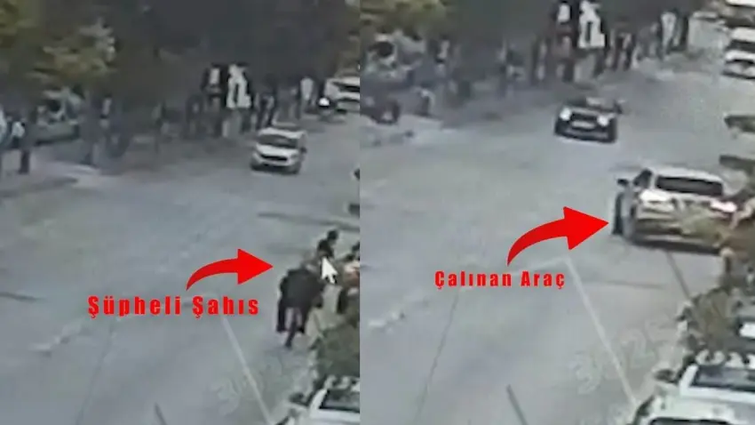 Çalışır vaziyette bırakılan 2 milyonluk aracı çalan hırsız yakalandı haberinin görseli