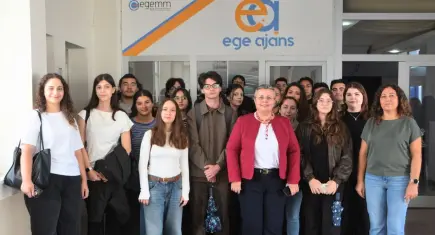 Ege Üniversitesi öğrencileri medya sektörünü yerinde tanıdı