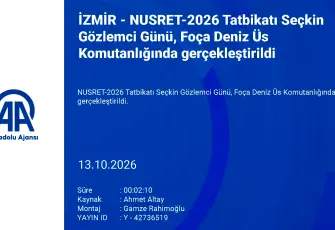 Foça'da NUSRET-2026 Tatbikatı