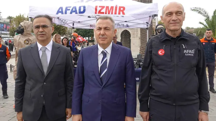 İzmir'de afetlere karşı etkinlik haberinin görseli