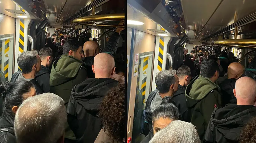 İzmir Metro’da arıza! Yolcular metroda mahsur kaldı haberinin görseli