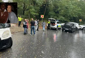 Osimhen’in 8 aylık hamile sevgilisi kaza yaptı! 3 araç birbirine girdi