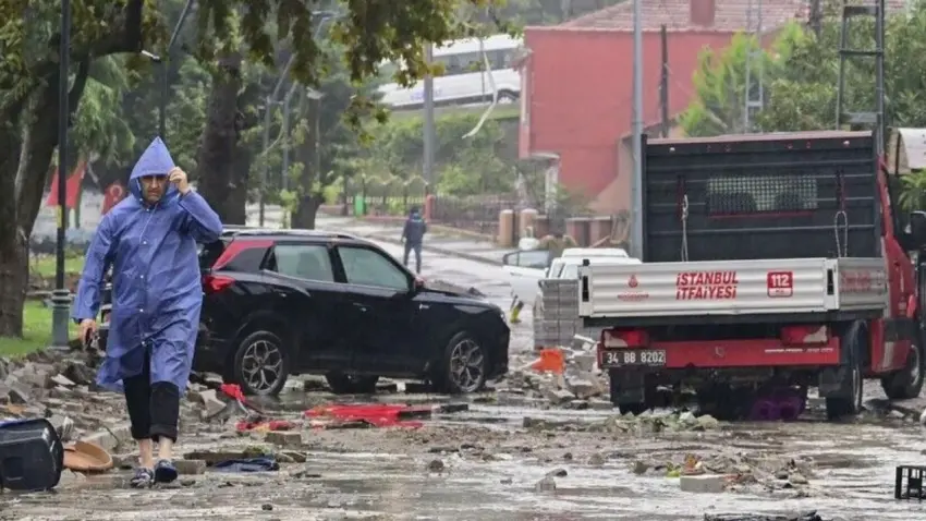 Beykoz’a ekim ayı ortalamasının 3,5 katı yağış düştü haberinin görseli