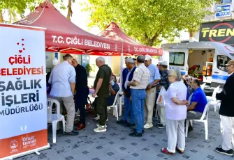 Çiğli Belediyesinden vatandaşlara ücretsiz sağlık taraması