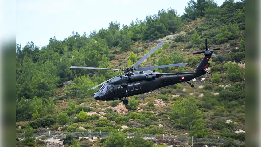 Foça’da uluslararası keskin nişancı buluşmasında helikopterden atış haberinin görseli