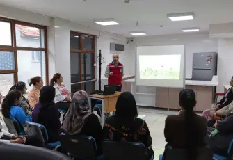 Konak’ta kadınlara afet farkındalık eğitimi
