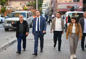 Başkan Eşki’den Bornova’da kesintisiz saha çalışması
