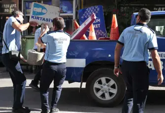 Konak’ta yol ve kaldırım işgallerine geçit yok