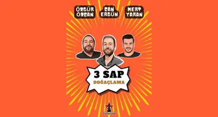 3 Sap Doğaçlama İzmir’de kahkaha dolu bir gösteri sunacak