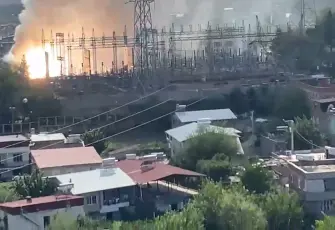 Diyarbakır’da ana trafo merkezinde yangın ve patlamalar: Elektrik kesintisi yaşandı