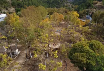 Manisa Demirci’de sonbahar manzarası mest etti