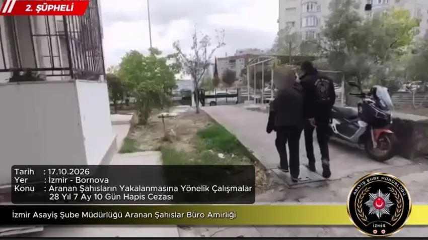 İzmir’de 9 yıldır aranan dolandırıcılıktan 28 yıla hükümlü eski eşler aynı adreste yakalandı - Fotoğraf 2