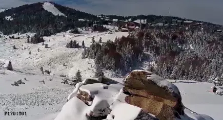 Uludağ’da kar kalınlığı 20 santimetreye yükseldi