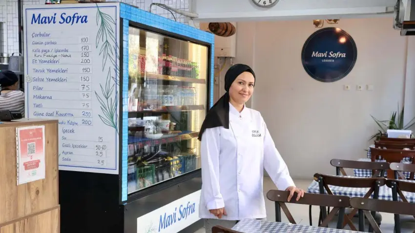 Buca’da aşçılık kursuna katıldı, kendi lokantasını açtı haberinin görseli