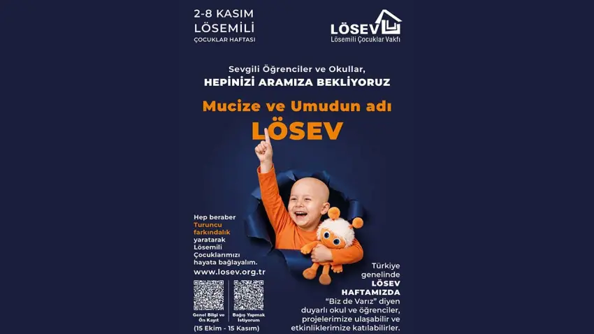 LÖSEV’den lösemi farkındalığı için turuncu çağrı haberinin görseli